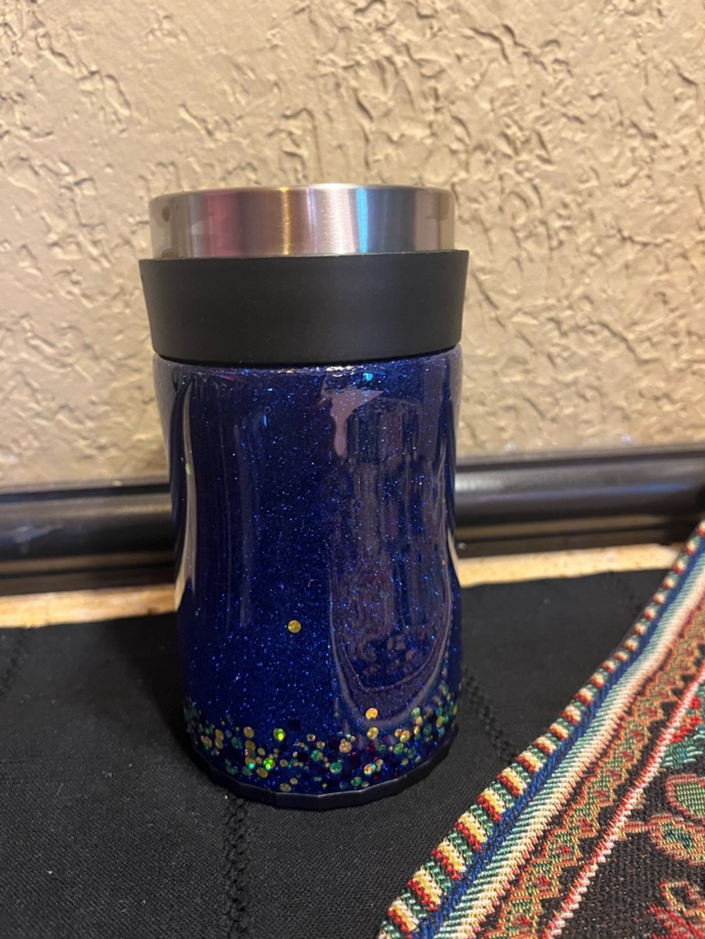 NIB HOGG Mardi Gras 12oz Custom Insulated Tumbler - Picture 6 of 11